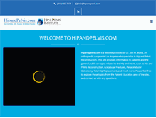 Tablet Screenshot of hipandpelvis.com